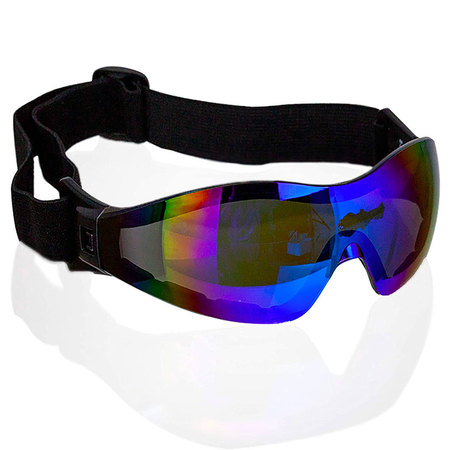 SAFE HANDLER Mirage Blue Mirror Safety Goggles, Anti-Scratch, Anti-Fog SH-MRSG-BMLBKS-MS19